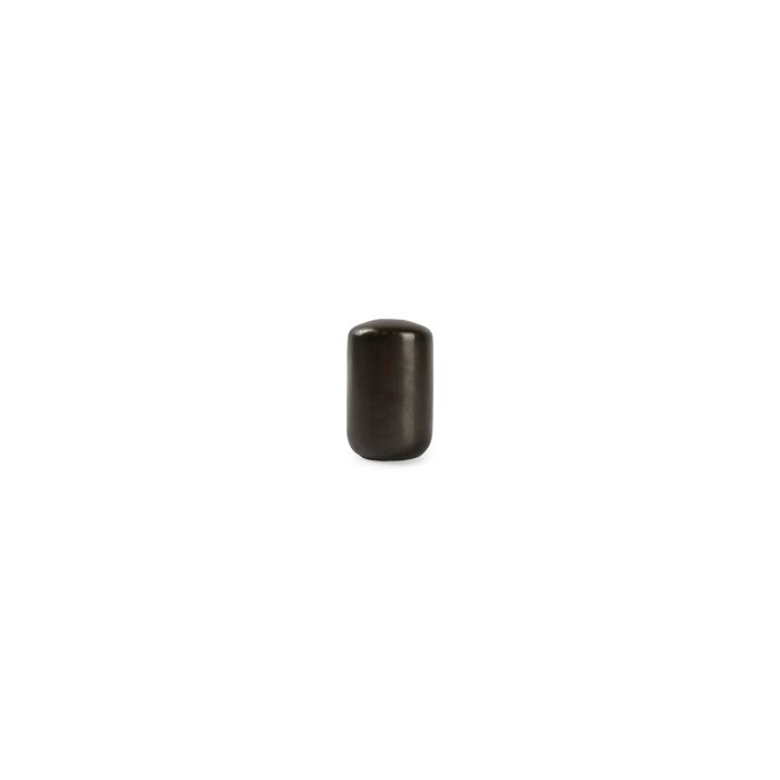F2D Ceres zoutstrooier 4xH7 cm zwart – detail porseleinen strooier voor de gedekte tafel