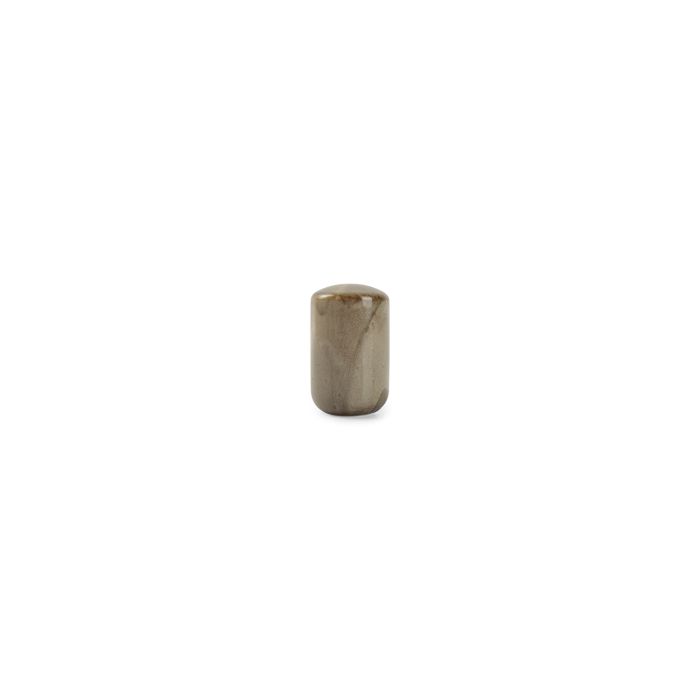 F2D Ceres zoutstrooier 4xH7 cm grijs – detail porseleinen strooier voor de gedekte tafel