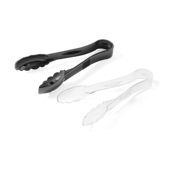 Hendi serveertang zwart 230 mm polycarbonaat – buffettang voor salade en broodjes