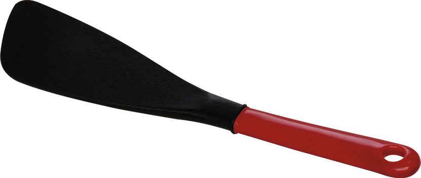 Hendi bakspatel zwart 280 mm met rood handvat tot 200 °C – hittebestendige spatel voor keuken