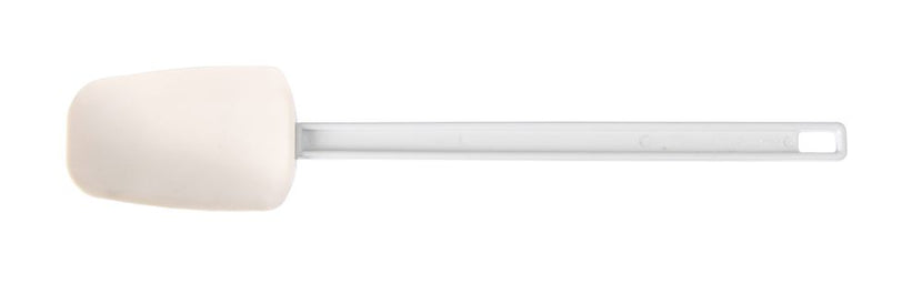Hendi pannenlikker lepelvorm 75x117x406 mm rubber met ABS greep – lange spatel voor ketels