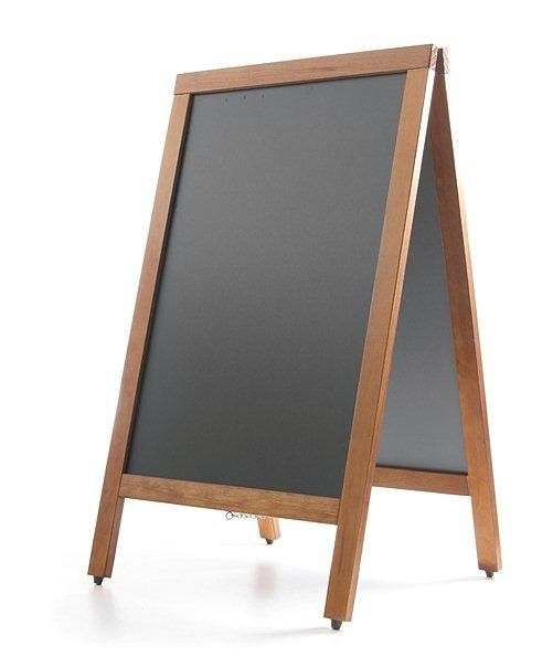 Hendi krijtstoepbord 500x850 mm – reclamebord met krijtvlak voor café en restaurant