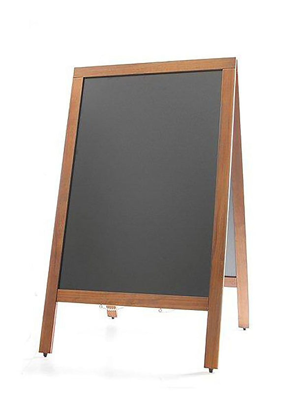 Hendi krijtstoepbord 700x1200 mm – groot A-bord voor menu en aanbiedingen op straat