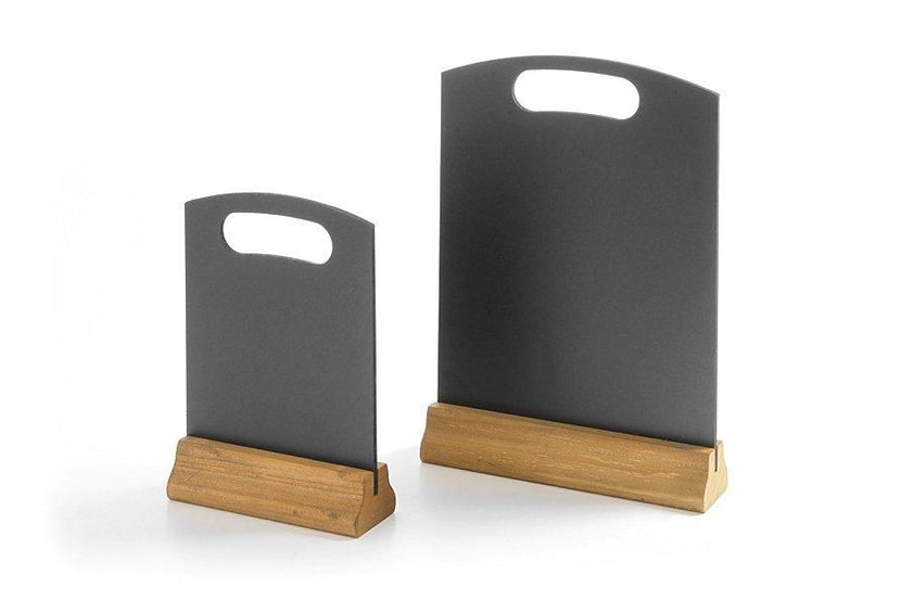 Hendi tafelkrijtbord 210x320 mm set van 2 – krijtbordje voor gerechten op het buffet