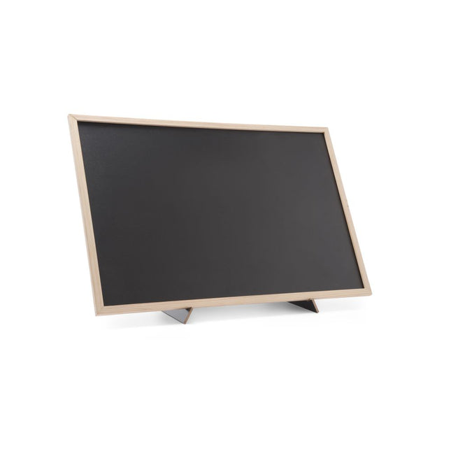 Hendi krijtbord 400x600 mm met standaard – schrijfbord voor menukaart en aanbiedingen in restaurant