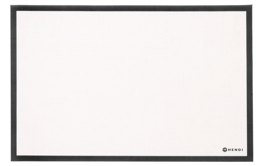 Hendi siliconen bakmat 600x400 mm – hittebestendige antikleefmat voor GN-bakplaat in de bakkerij