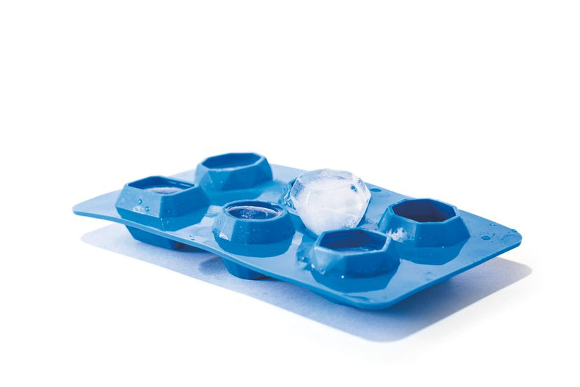 Hendi ijsblokjesvorm silicone – 6 edelsteenvormige ijsblokjes voor cocktails in bar en restaurant