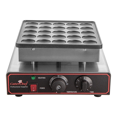 EMGA poffertjesbakplaat 25 stuks – professionele bakplaat voor horeca en catering