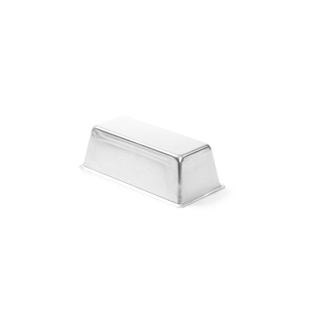Hendi cakevorm 180x80x60 mm – rechthoekige aluminium bakvorm voor cake en brood in de bakkerij