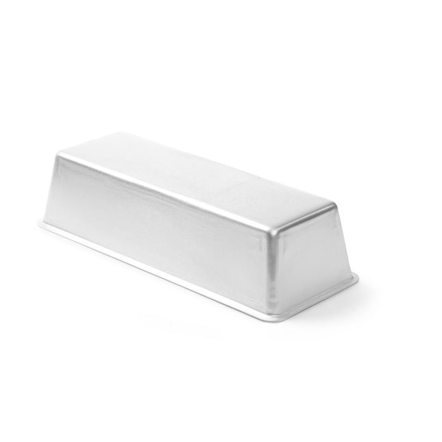 Hendi cakevorm 300x110x75 mm – grote aluminium bakvorm voor cake en brood in horeca en bakkerij