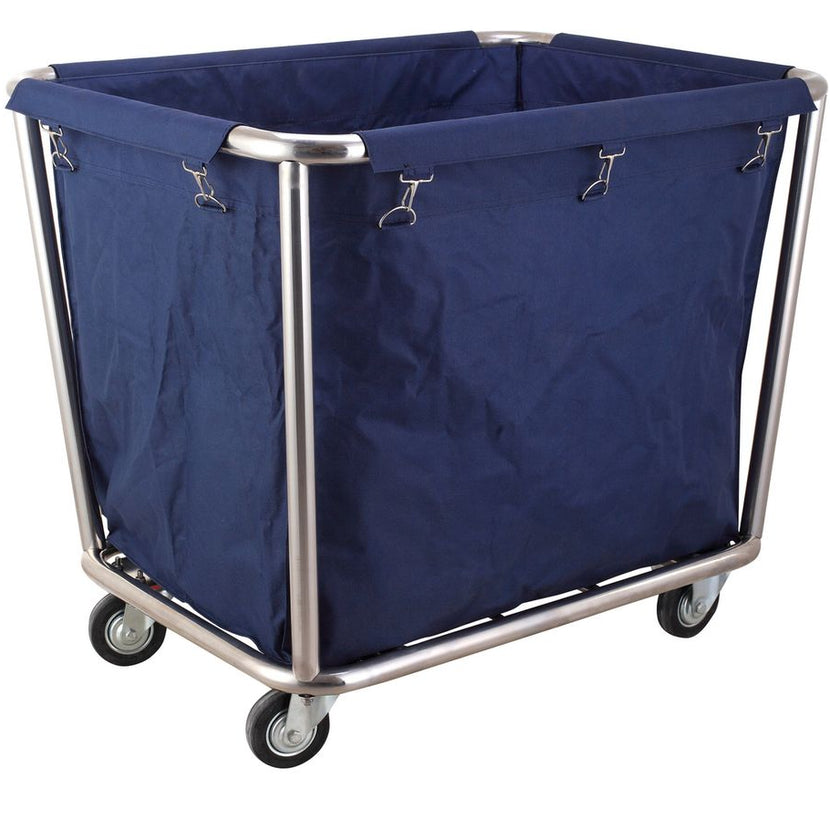 Hendi wasgoedtrolley RVS 900x650x850 mm – verrijdbare linnenwagen voor hotel en wasserij