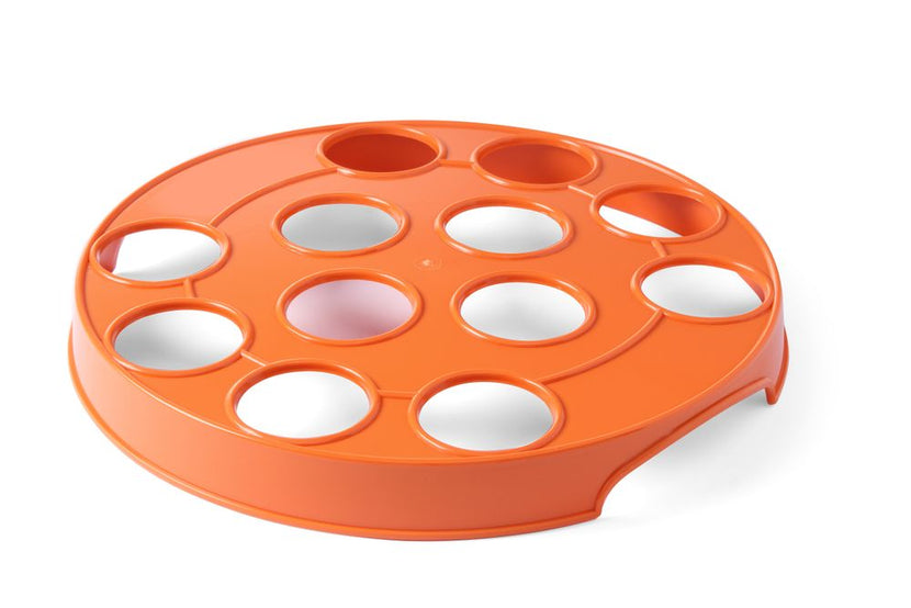 Hendi bierglasdrager voor 12 glazen – ABS draagbak met gaten van 55 mm voor evenementen en festival