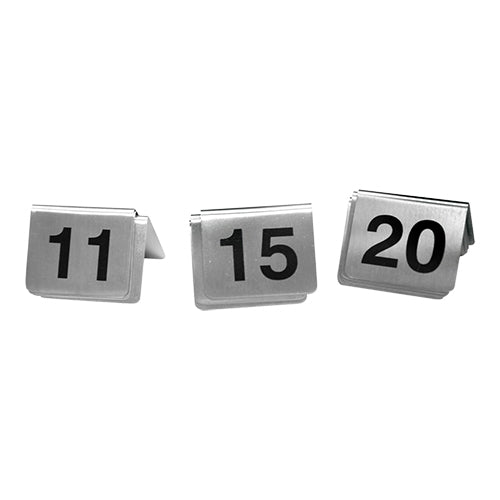 Tafelnummer Set 11-20 RVS – EMGA