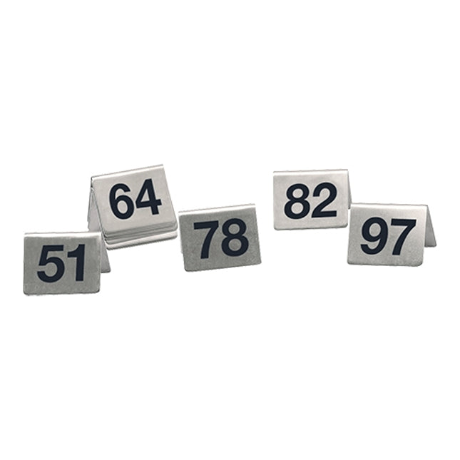 Tafelnummer Set 51-100 RVS – EMGA