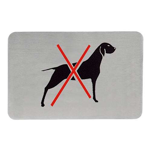 Tekstplaatje Honden Verboden – EMGA