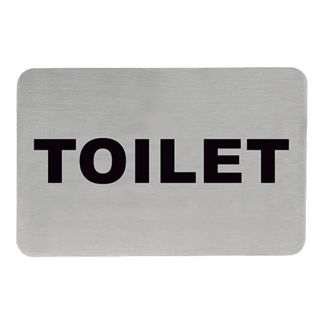 Tekstplaatje Toilet – EMGA