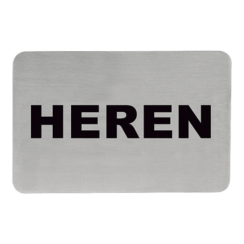 Tekstplaatje Heren – EMGA
