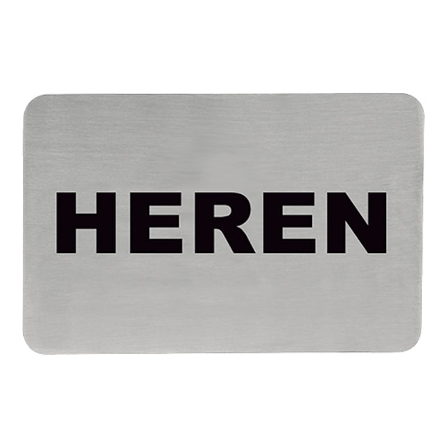 Tekstplaatje Heren – EMGA
