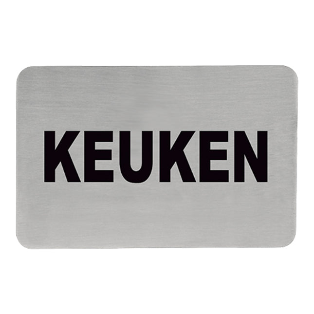 Tekstplaatje Keuken – EMGA