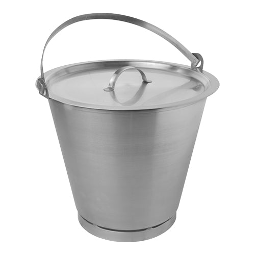 EMGA emmer 10 liter met stootrand – professionele emmer voor keuken en schoonmaak