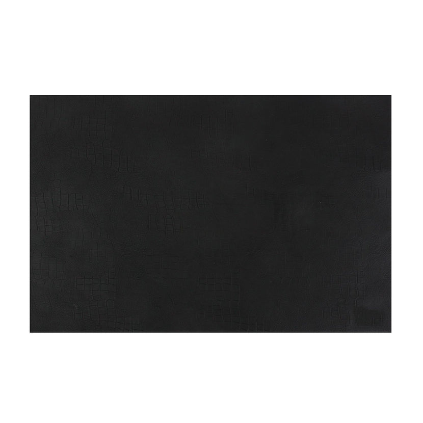 Bonbistro Layer placemat 45x30 cm zwart lederlook – stijlvolle tafelmat voor restaurant en café