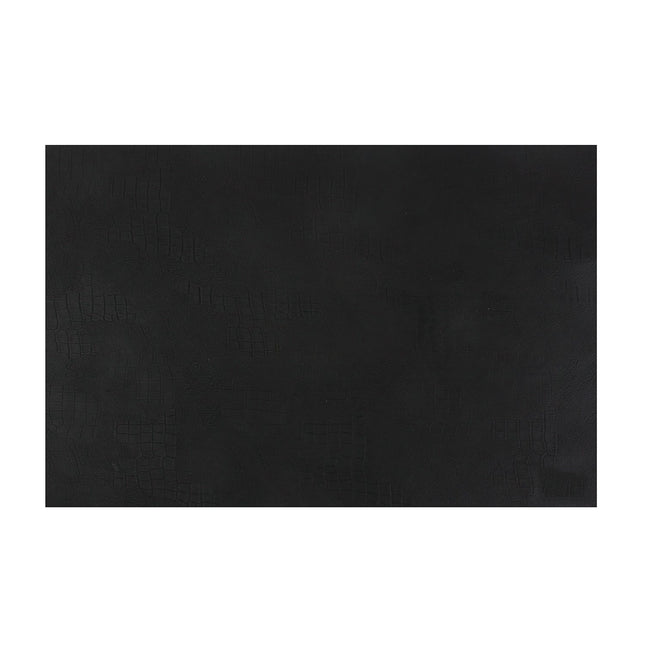 Bonbistro Layer placemat 45x30 cm zwart lederlook – stijlvolle tafelmat voor restaurant en café
