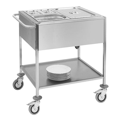 Bain-Marie Wagen 2/1 GN-200 mm – EMGA