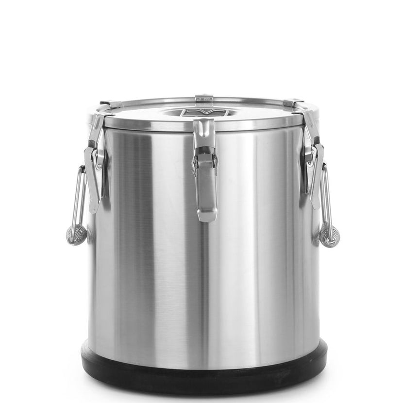 Hendi gamel RVS geisoleerd 20 liter 330x310 mm – thermoscontainer voor soep, stoofpot en dranken