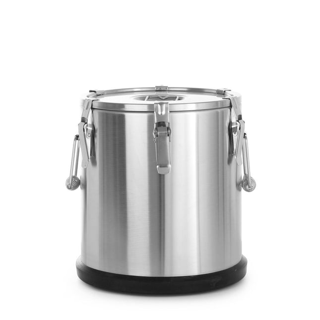 Hendi gamel RVS geisoleerd 20 liter 330x310 mm – thermoscontainer voor soep, stoofpot en dranken