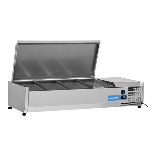 Vitrine 4* 1/3 GN RVS Deksel – EMGA