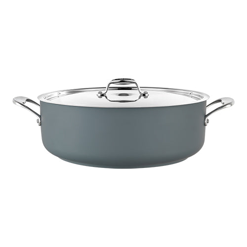 Kookpan Laag Ø 28 cm Grijs – EMGA