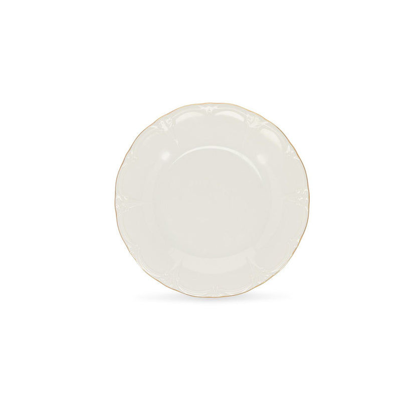BONBISTRO | Plat bord 20,5cm met gouden rand Retro 6/box – Fine Dining & Living