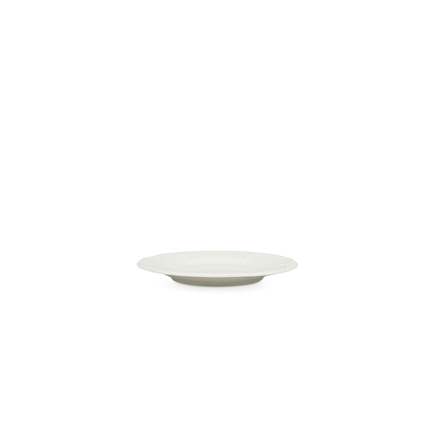 Bonbistro Retro plat bord 16 cm ivoor – klein porseleinen bordje voor amuses in de horeca