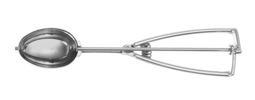 Hendi portioneerlepel Stöckel 1/20 ovaal – RVS quenellelepel voor ijs en mousse