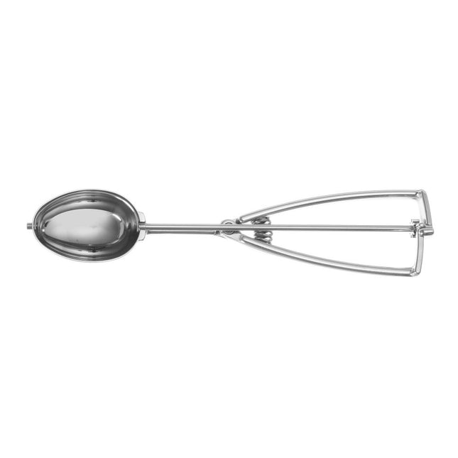 Hendi portioneerlepel Stöckel 1/20 ovaal – RVS quenellelepel voor ijs en mousse