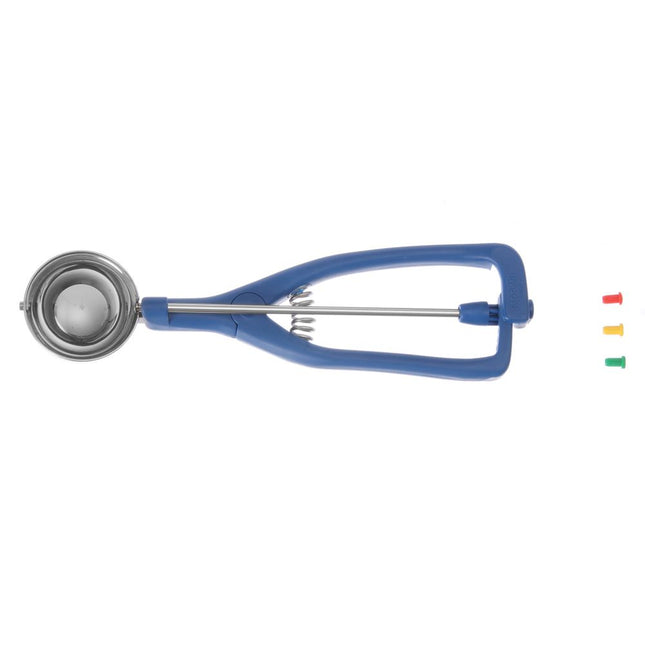 Hendi portioneerlepel Stöckel 1/16 met nylon greep – RVS ijsschep voor de horeca