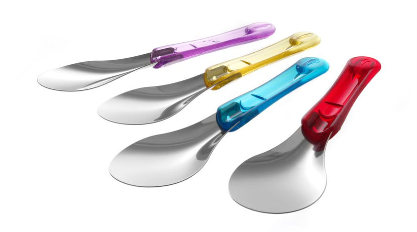 Hendi ijsspatel RVS 260 mm blauw – ijsspatel met Tritan greep voor ijssalon en dessertkeuken