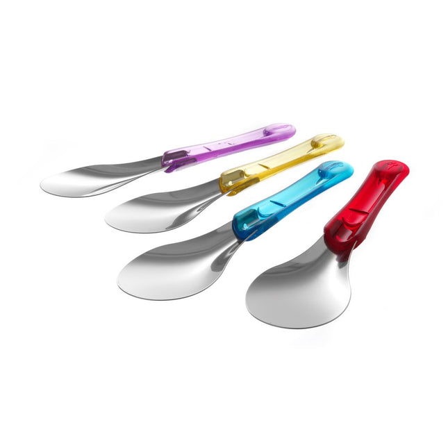 Hendi ijsspatel RVS 260 mm blauw – ijsspatel met Tritan greep voor ijssalon en dessertkeuken