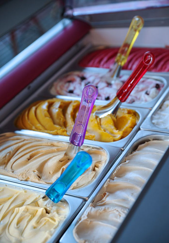 Hendi ijsspatel paars – kleurcodering voor smaakscheiding bij ijs en desserts in de horeca