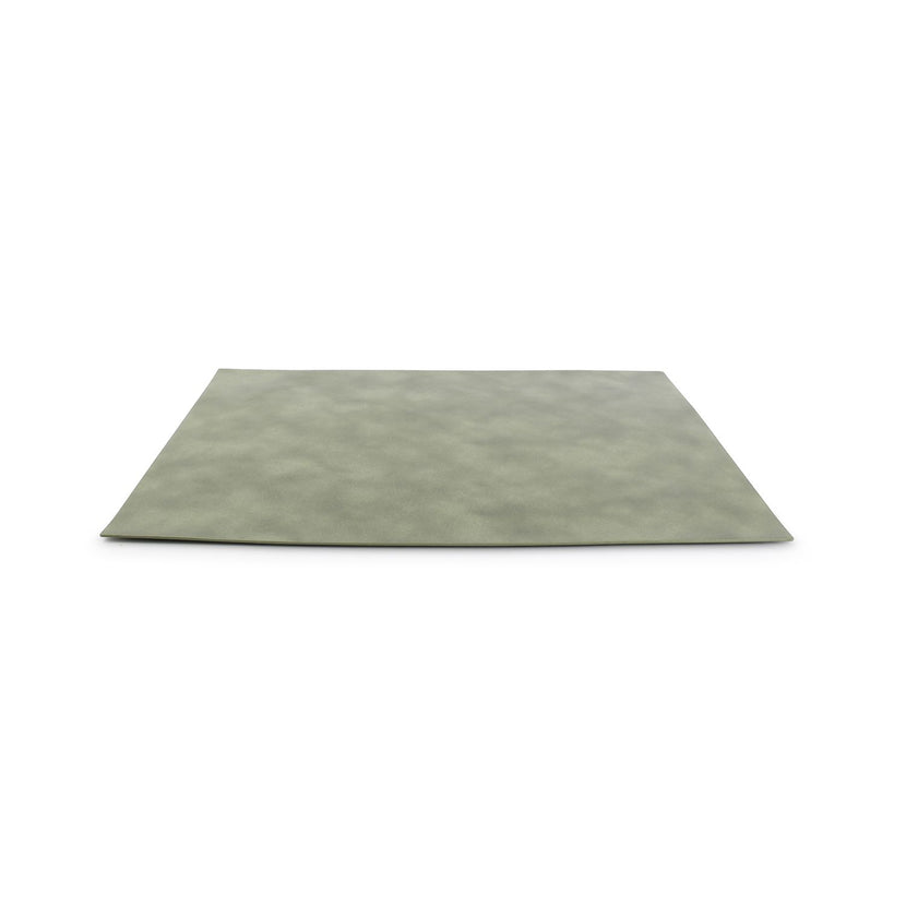 Bonbistro Layer placemat 43x30 cm groen lederlook – detail van de structuur voor horeca tafeldekking