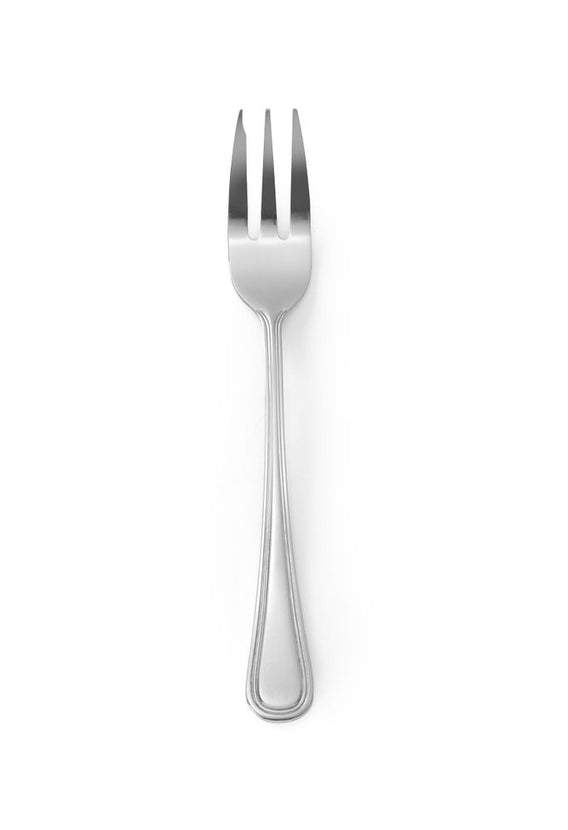 Hendi cakevork RVS 150 mm Kitchen Line – 12 gebaksvorkjes voor taart en dessert in cafe en hotel