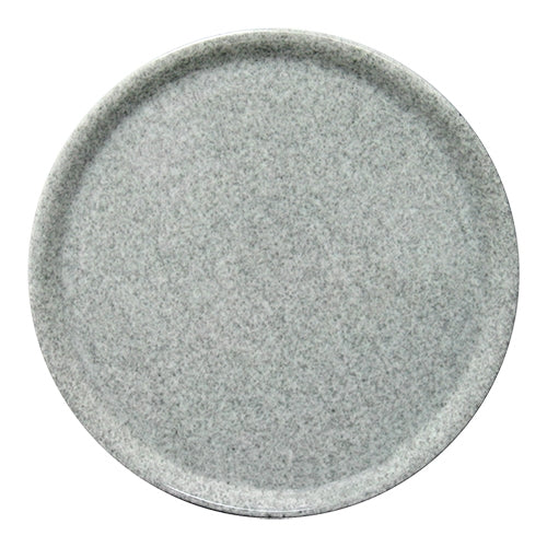 EMGA Pizzabord Ø 31 cm Greystone – grijs melamine bord voor pizzeria