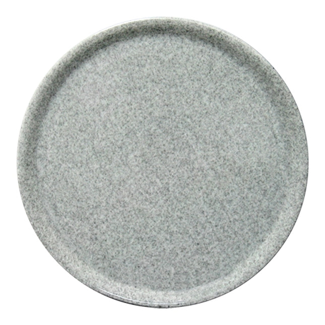 EMGA Pizzabord Ø 31 cm Greystone – grijs melamine bord voor pizzeria