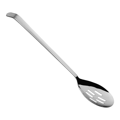EMGA Buffetlepel met sleuf 35 cm – RVS lepel met gleuf voor uitlekken buffet