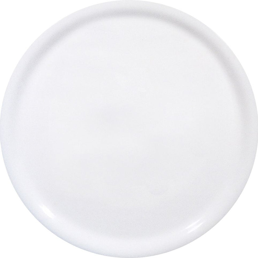 Hendi pizzabord 330 mm wit – groot serveerbord voor pizza in pizzeria en horeca