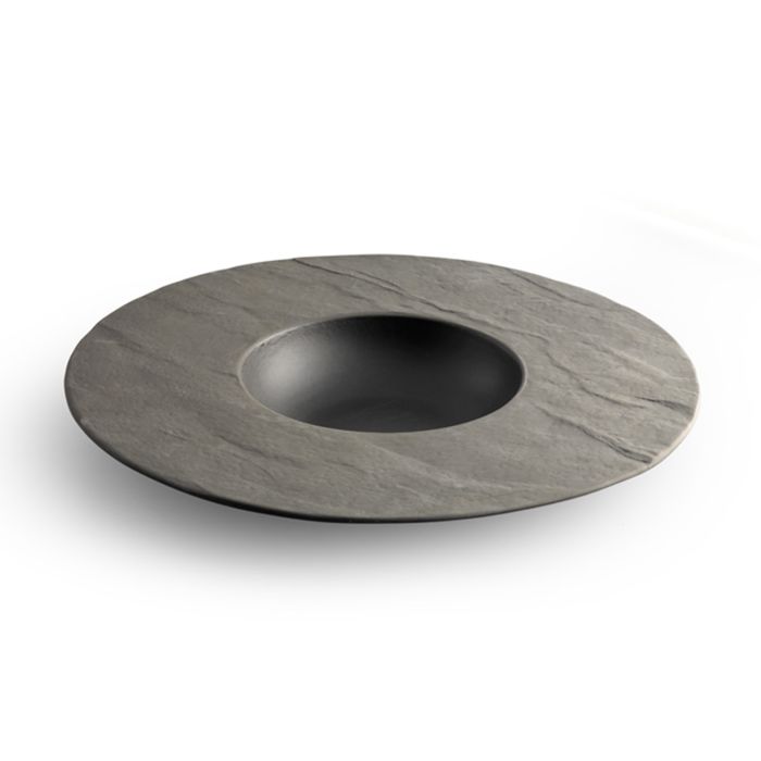 Chic | Diep bord 28.5/12xH3,5cm black Livelli 3/Box – Fine Dining & Living