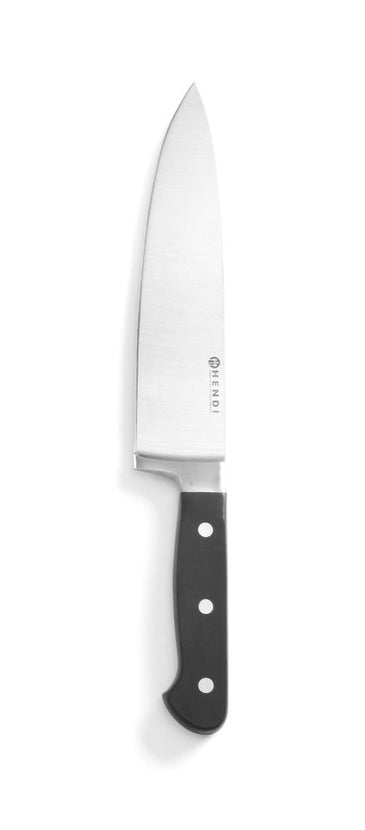 Hendi koksmes gesmeed 200 mm Kitchen Line – professioneel chefmes met POM greep voor de horecakeuken