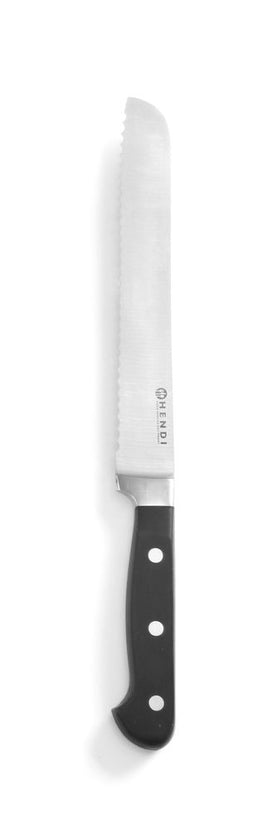 Hendi broodmes gesmeed 230 mm Kitchen Line – kartelmes met POM greep voor brood en gebak