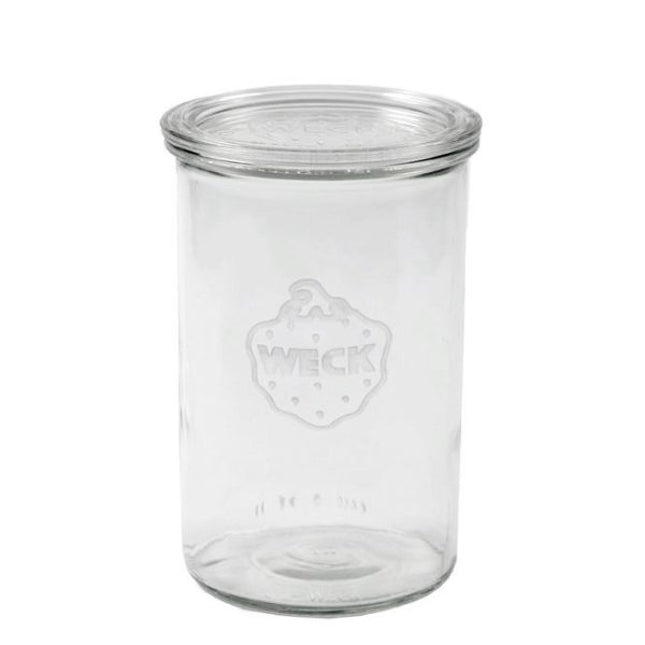 APS glazen voorraadpot 1 liter – weckpot voor keuken en buffetpresentatie