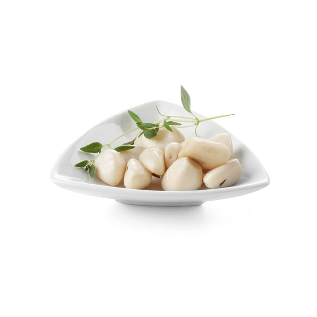 Hendi tapasschaaltje Triangolo 100x100x25 mm – driehoekig wit porselein voor amuses en fingerfood